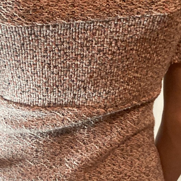 Girls Vintage Pink Black Tweed Dress Button 7/8 - Picture 11 of 11